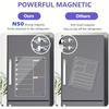 Magnetic Clear Acrylic Menu & Memo Board for Fridge - Weekly Planner