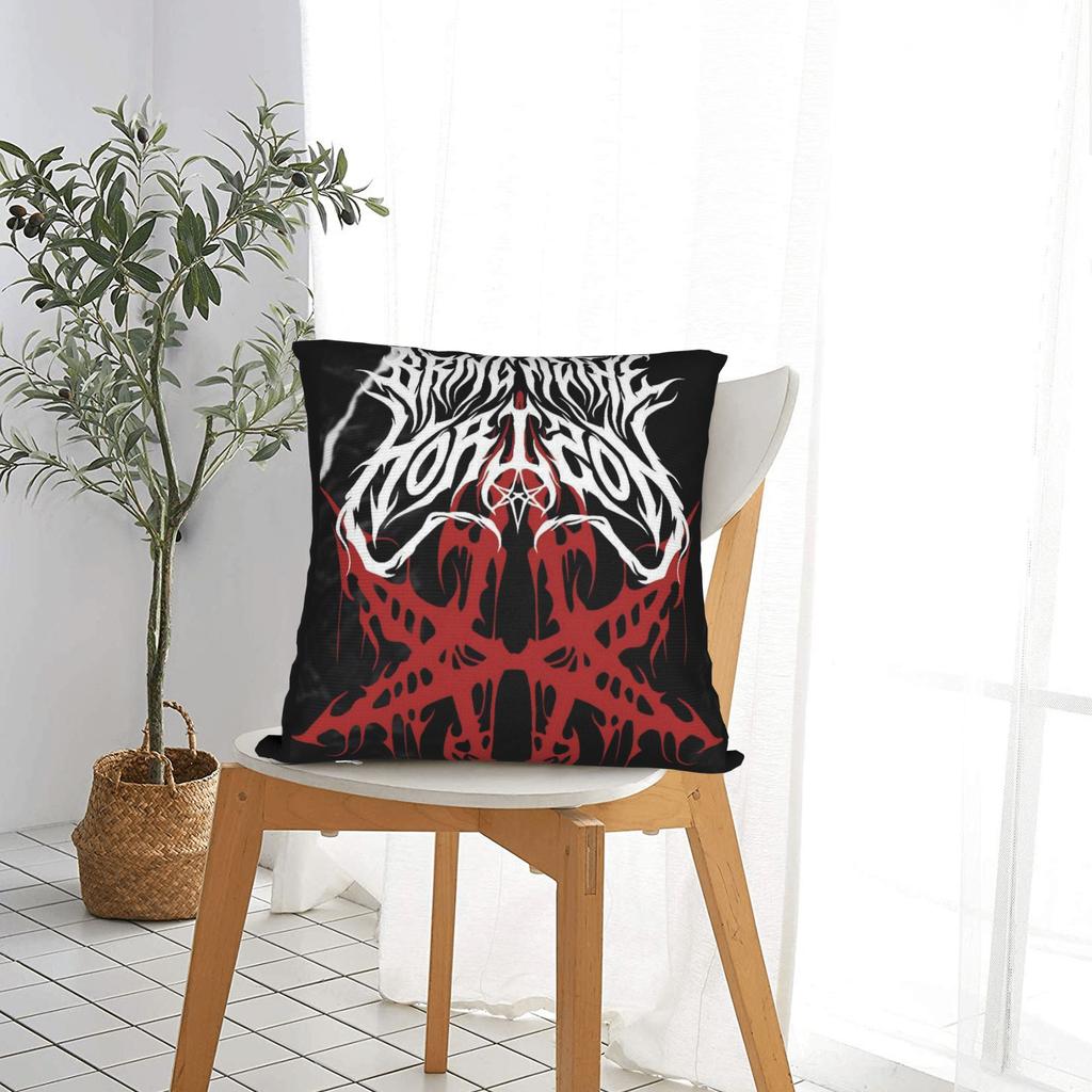 Pillow Cover BMTH Bring Me The Horizon Cute Funny Pillow Case For Couch Sofa Bedroom Pillowcases