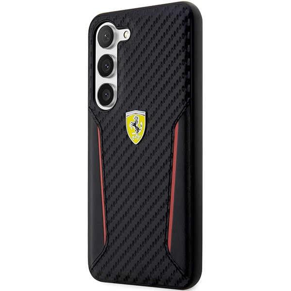 Ferrari Fehcs23Mnpyk S23+ S916 Czarny/Black Hardcase Carbon Contrast Edges
