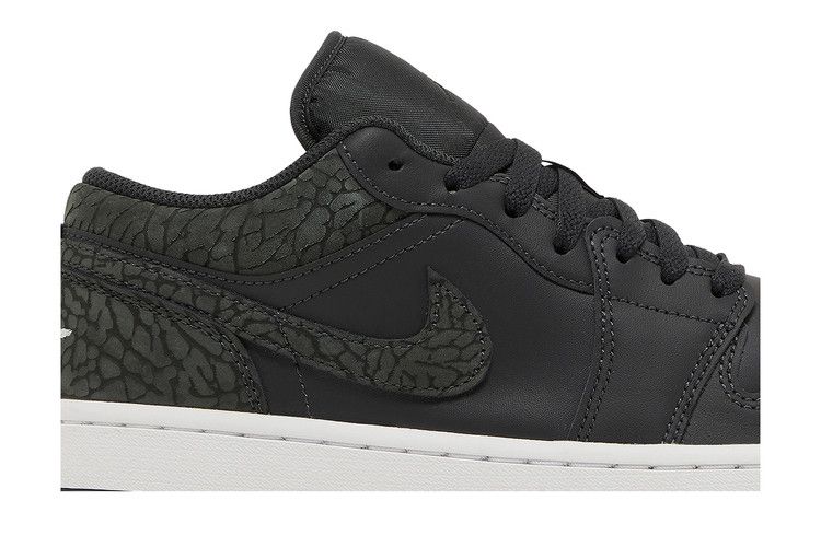 Men's Sneakers Jordan 1 Low SE Black Elephant Off Noir/Black/White/Black