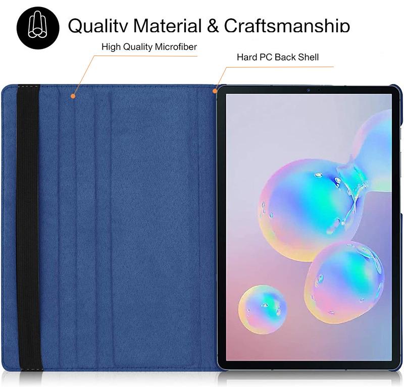For Samsung Galaxy Tab S10 S9 S8 Ultra 14.6 S7 Plus FE 12.4 Case Rotating Stand Tablet Cover for Samsung Tab S9 S8 S7 11" Case