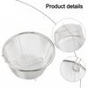 Easy Food Release Non-Stick Fry Basket Portable Colander Strainer With Handle