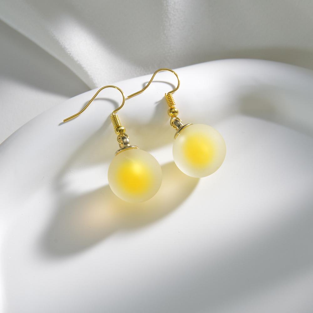 New Cute Duck White Cloud Stud Earrings Rainbow Delicate Clouds for Women Girls Ear Jewelry Wholesale Gifts Frog
