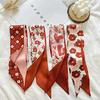 Korean Style Silk Scarf and Hairband Set - Versatile Women's Accessory for Summer