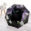 1pc Black Cat Automatic Open/Close Umbrella, Ideal Fan Gift for Birthday, Christmas, Outdoor Essentials, Trendy Fashion Yy250828011