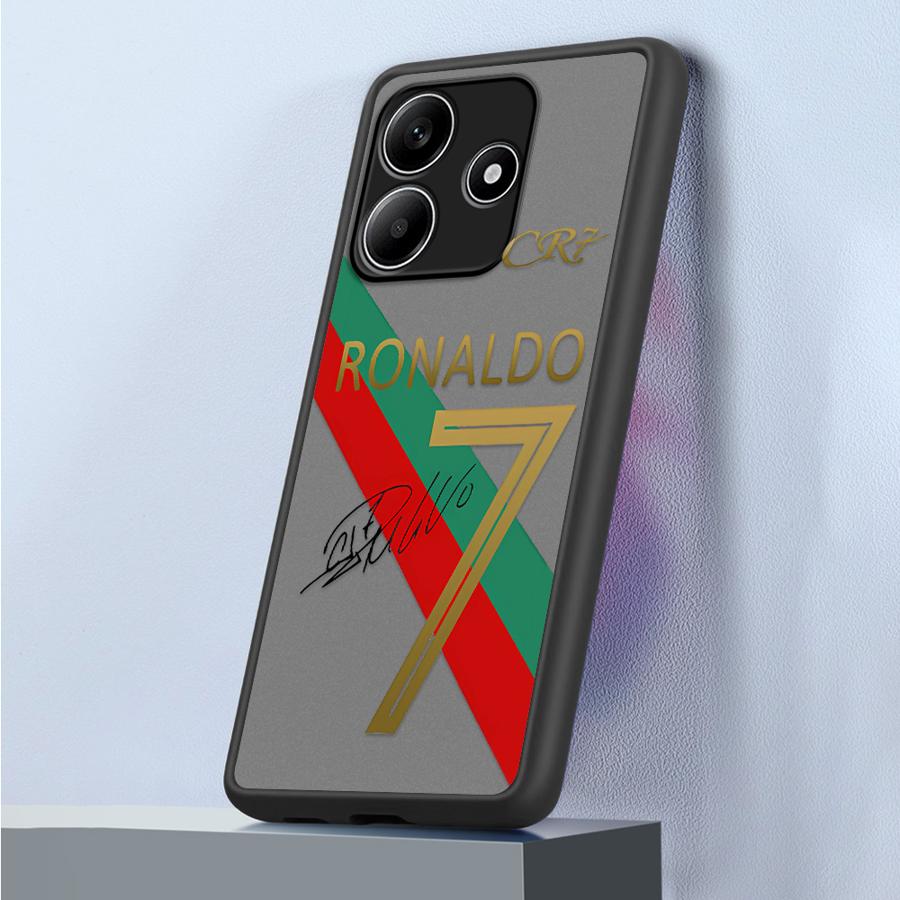 

Football Number 7 10 Funda Back Phone Cover Case for Xiaomi Redmi Note 14 10 9S 13C 13 Pro Plus 12 11 14C A4 Redmi Note 11