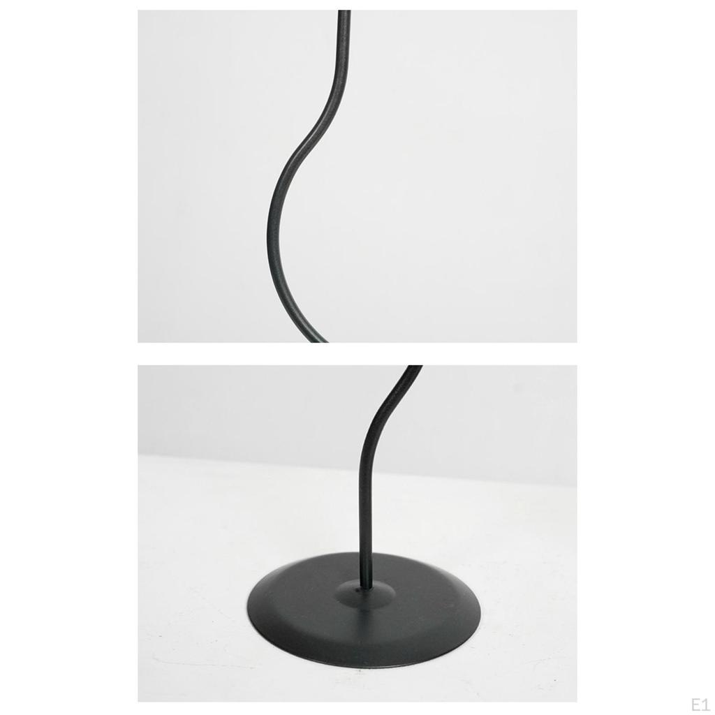 Black Conical Candle Holder Made of Iron, Table Decoration, Versatile, Traditional for Living Room,