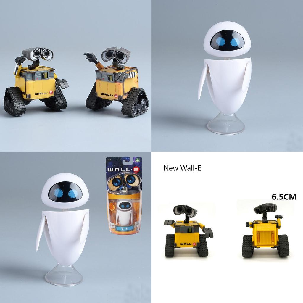 Adorable Wall-e Eve Mini Robot Action Figures Kids Gift Toy For Collectors
