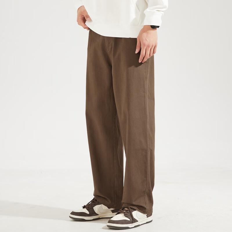 TonLion Men's Loose Straight-Leg Casual Trousers