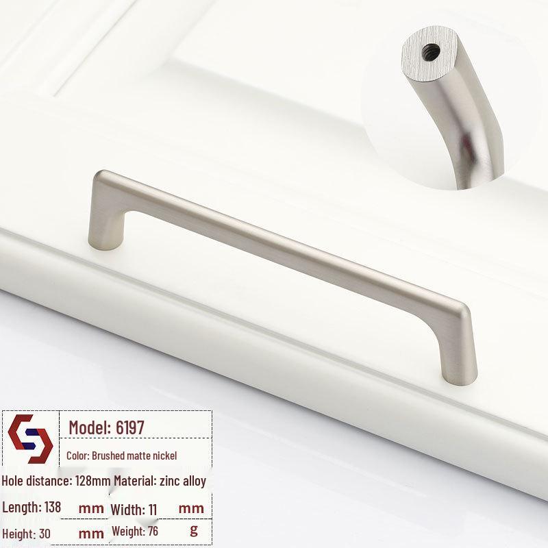 Modern Black Pearl Cabinet and Drawer Handle