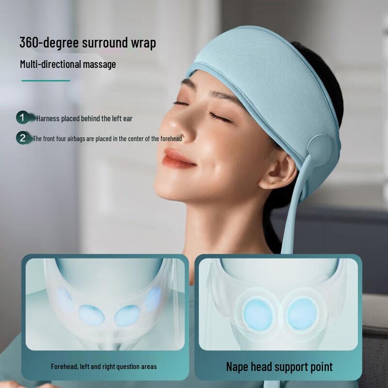 Philips Portable Head Massager with Air Compression & Hot/Cold Therapy