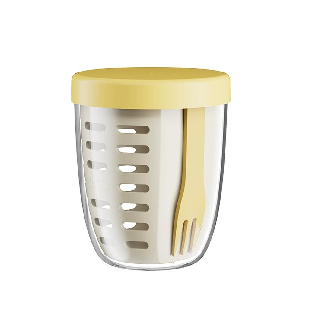 Large-capacity Draining Cups High-color Sealing Fruit Cups Portable Storage Water Cups Plastic Cups
