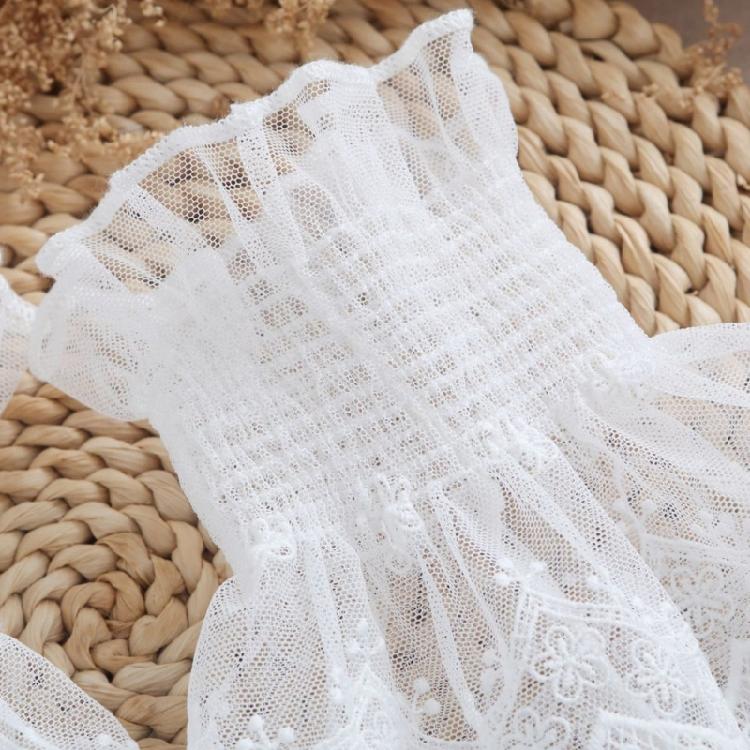 French Lace Arm Sleeves Wrist Cuffs Arm Covers Decorative Sleeves For Office Women Daily and Party Clothing Enhancer