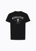 LIMELIGHT APPAREL Athlete Standard Fit Athletic Logo T-Shirt (Black/White)