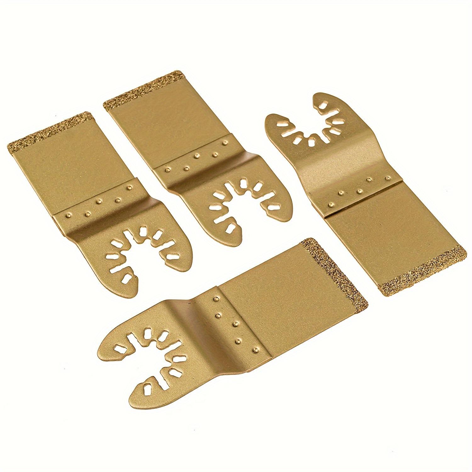 

Набор из 4 шт. алмазных осциллирующих пильных полотен Универсальные твердосплавные осциллирующие пильные полотна Алмазные пильные полотна для мультитула