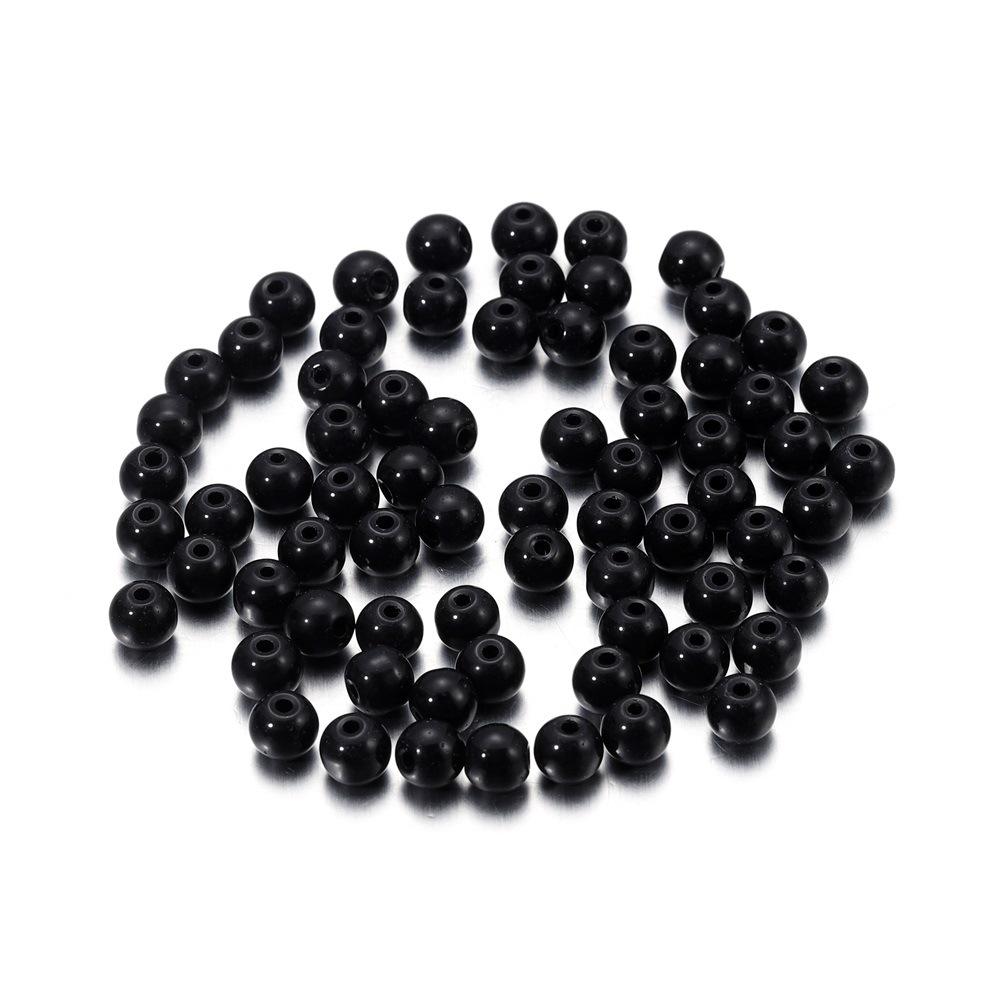 Multi-color 4mm Glass Imitation Pearl Beads for DIY Jewelry Crafting