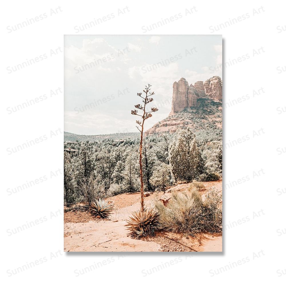 Boho Rustic Western Southwest Prints Farmhouse Highland Cow Horse Poster Canvas Printing Wall Art Picture Living Room Home Decor