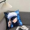 J-Jujutsu Kaisenn Go-Jo Satoru Cushion Cover Pillowcase Ultra Soft Skin Friendly Fabric Cloud Like Comfort & Concealed Zipper