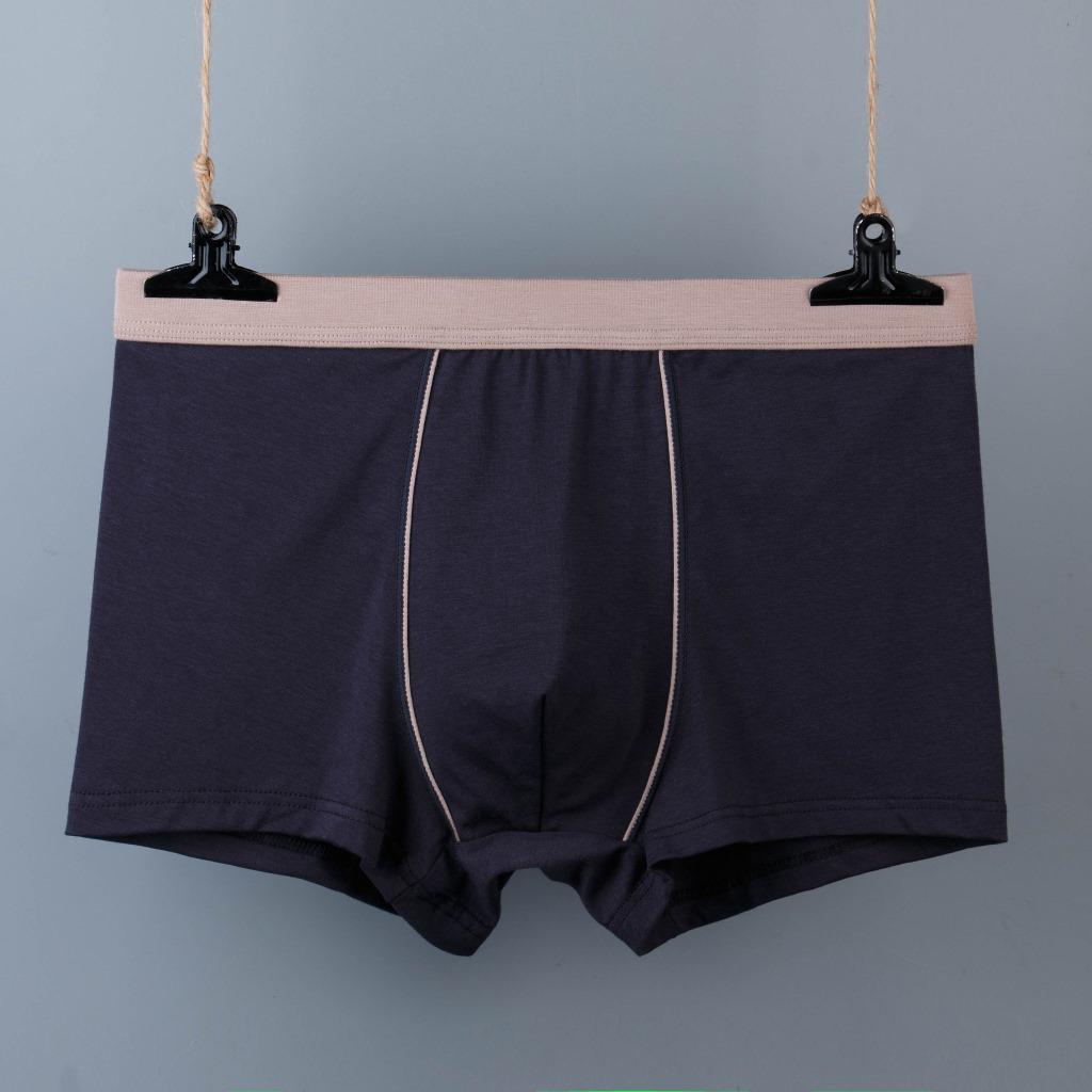 

Men s Plus Size Red Cotton Boxer Briefs - Breathable, Loose Fit, Mid-High Waist XL (Recommended 95-110 jin)