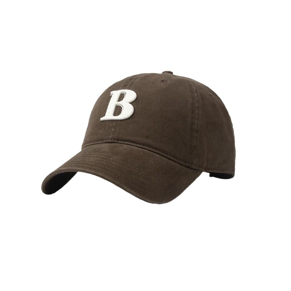 New Korean style Versatile Lettered Baseball Caps for Both Men and Women with Large Heads To Show Off Their Faces and Small Baseball Caps