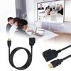 Highly speed Hdmis Extension Cord Clear 1080p Hdmis Extender Ethernet Supported 1.5m Durability Design for Auto Devices