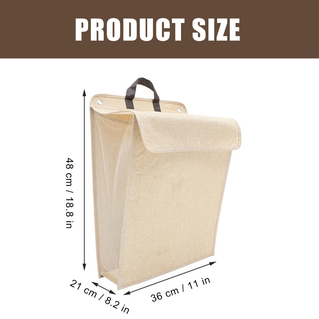 Large Foldable Laundry Basket Dustproof Fabric Collapsible Clothes Hamper for Laundry Storage Bedroom Bathroom Living Room