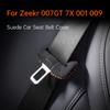 For Zeekr 007GT 7X 001 009 Car Seat Belt Cover Suede Anti Collision Protector Cover Anti Scratch Interior Accessories