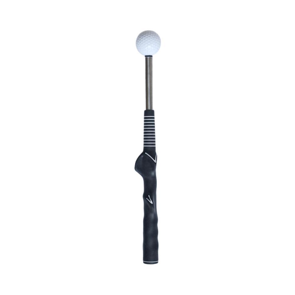 Retractable Golf Swing Training Aid Practice Stick,Indoor Outdoor Golf Assistant Practitioner, Golf Grip Trainer