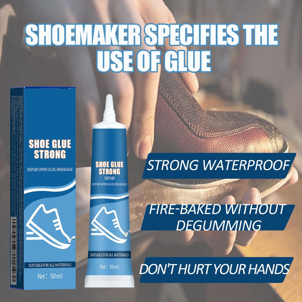 Col à Chaussures Fort Pour Réparer les Chaussures, Chaussures en Cuir, Semelles, Colle Adhésive Polyvalente, Chaussures de Sport, Chaussures en Cuir