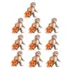 10 Sheets Funny Monkey Hugging Plush Toy Stickers Quirky Vinyl Decals for Laptops Water Bottles Luggage Skateboards Waterproof DIY Crafts