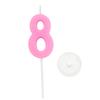 Digital Candles Medium Pink Independent Packaging Digital Children's Birthday Cake Baking Decoration Candles