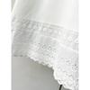 Women S Plus Size Long Sleeve Hollow Out Patchwork Blouse