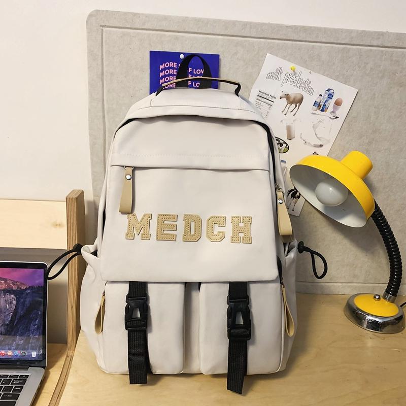 Ghiozdan pentru elevi ghiozdan de mare capacitate pentru liceu rucsac cu scrisori dama