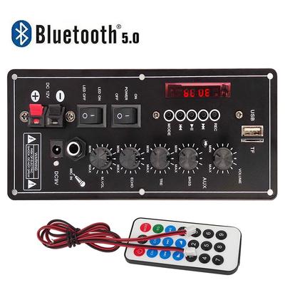 Placa Amplificadora 7.4V Baile Cuadrado 40W Amplificador de Altavoz Soporte Bluetooth AUX U-Disk Grabación Cine en Casa DIY Graves Agudos