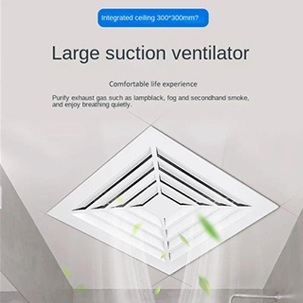 Square Ventilation Fan Easy to Install Air Conditioning Outlet Vent  for Outlet Vent Accessories