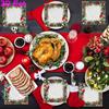 20pcs Disposable Napkins with Fruit Flower Pattern Print for Wedding,Parties,and Daily Use for Thanksgiving Fall Christmas Table Decoration