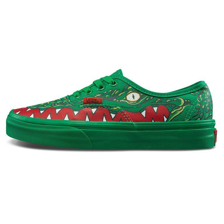 

Кроссовки унисекс Vans Authentic Custom Culture Зеленый Felix-Green VN0A3UT6S4C