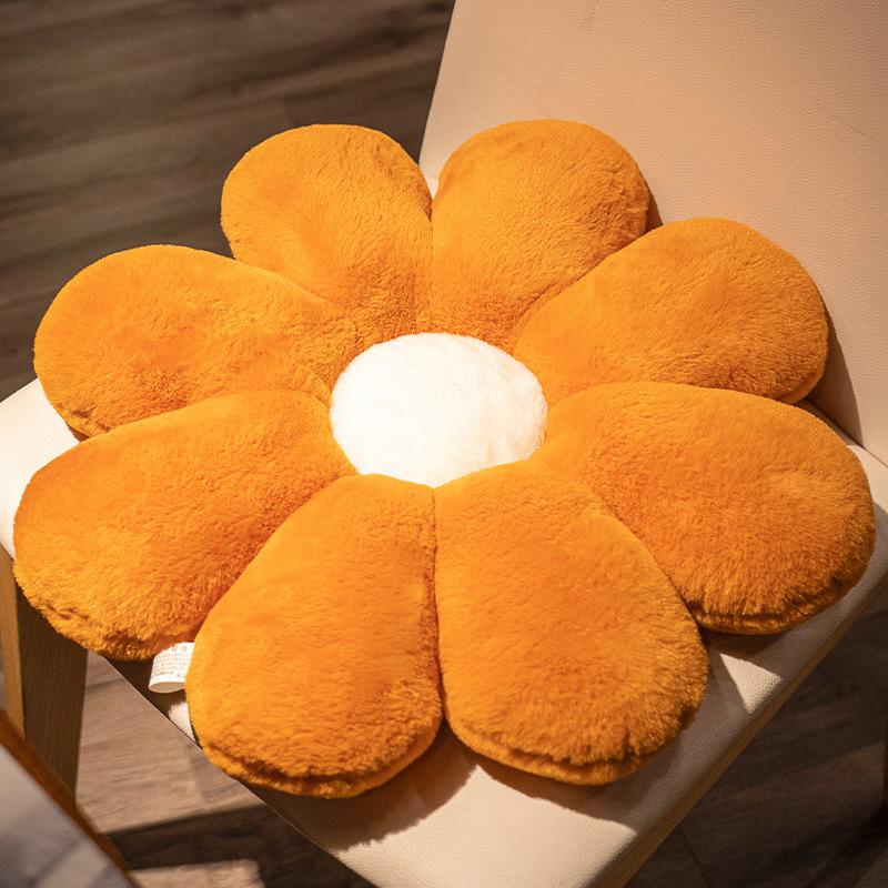 Dia 50cm Soft and Comfortable Sofa Cushion Plush Breathable Home Hug Pillow 3D PP Cotton Thickened Office Rest Mats Not Easily Deformed Bolster Dia 50cm 1pcs