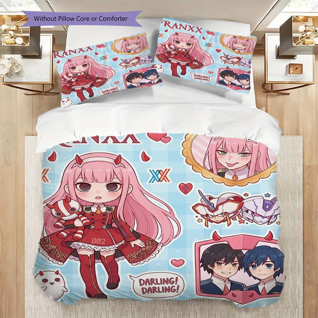 Cardcaptor Sakura Nice Fan Gift Patterned Pillowcase & Anime Duvet Cover Set Daily Use Bedroom Ornament -xia04