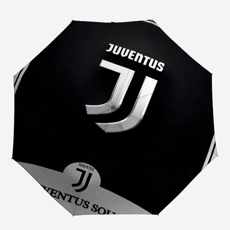 1pc Juventus Umbrella, Sun Protection, And UV Shielding. It Has Eight Sturdy Ribs for Outdoor Use And Perfect As a Holiday Gift