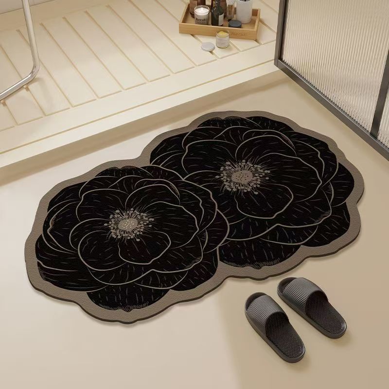 Bathroom Absorbent Diatom Mud Toilet Non-slip Doormat Toilet Toilet Floor Mat Toilet