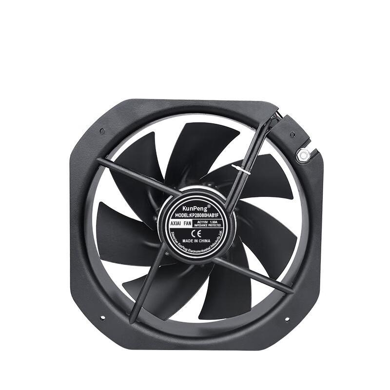 BeiYou 28080 Industrial High-Speed Metal Fan CN plug (adapter included)