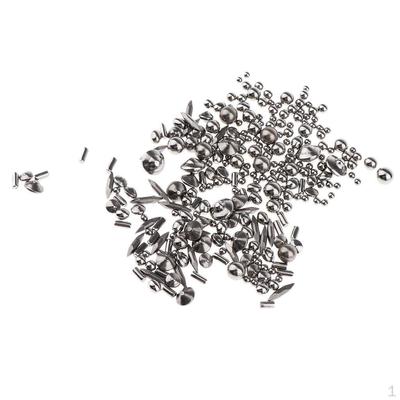 1BL / Stainless Steel Loose Beads Spacer DIY Cord Bead Accessories