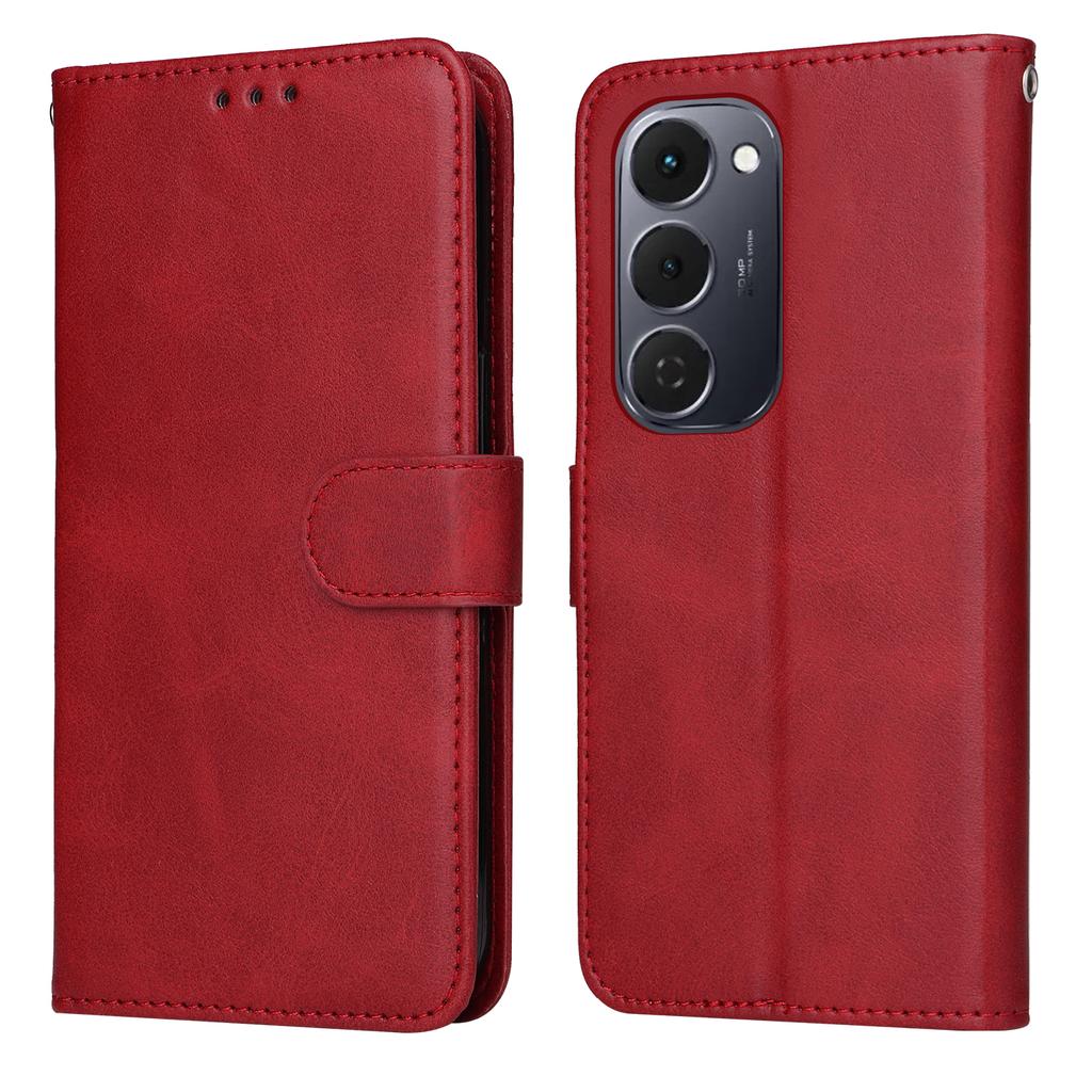 For TECNO Spark 40 Pro+ 4G Case Wallet PU Leather Folio Flip Phone Cover