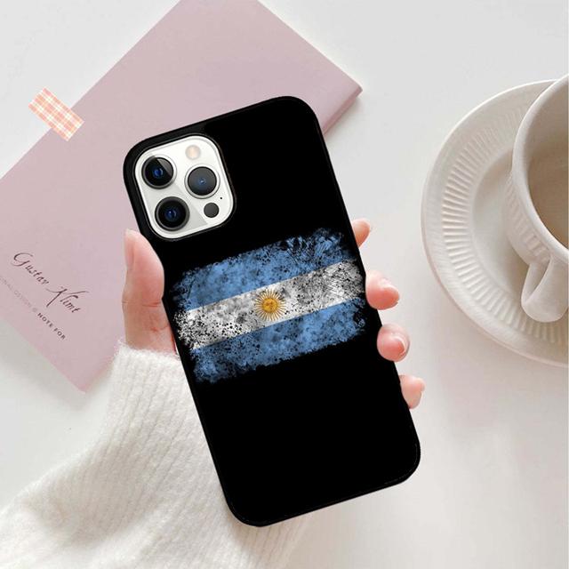 

Чехол для телефона с флагом Аргентины, задняя крышка для iPhone 13 11 12 Pro Max mini XS XR X 8 Plus 7 SE 2020 6S 5S Coque Shell iPhone 13pro max