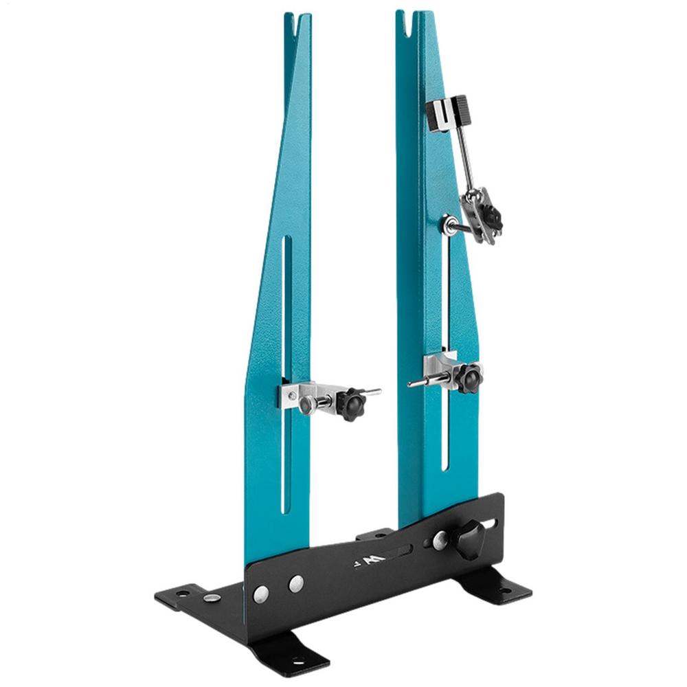 Стенд для выравнивания колес велосипеда Регулируемый стенд для велосипеда Для обслуживания Регулировка велосипеда Обода Горный Шоссейный Велосипед Колесо Ремонт велосипеда аспидный