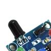 IR Flamme Sensor Modul Einstellbare Empfindlichkeit Feuer Alarm Erkennung Relais Modul DC 12V