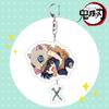 Demon Slayer Acrylic Keychain Tanjiro Nezuko Anime Double Sided Key Ring Accessories for Cosplay Set Gift Fans