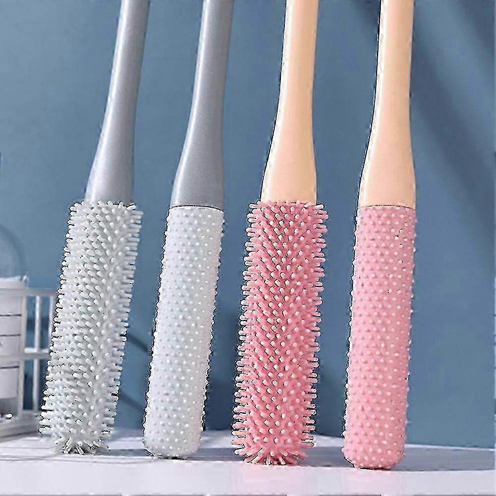 Long Handle Foot Scrubber Brush for Shower and Bath Toe Cleaning Exfoliating Tool Hwy