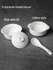 Bird's Nest Ceramic Stew Pot with Lid, Steaming Bowl, Double Boiler, Pure White, for Soup & Steamed Egg